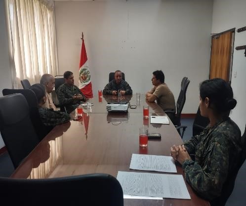 Visita de Inspección al COPRECOS Regional de Iquitos: Fortaleciendo Estrategias de Prevención del VIH/SIDA en las Fuerzas Armadas y la Policía Nacional del Perú