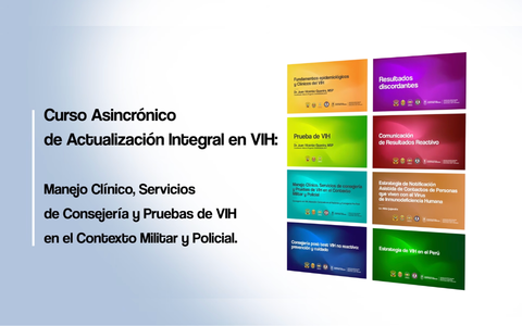 COPRECOS Perú lanza curso asincrónico de actualización integral en VIH